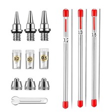 For Airbrushes Spray Gun Airbrush Nozzle Needle Replacement Parts 0.2/0.3/0.5mm
