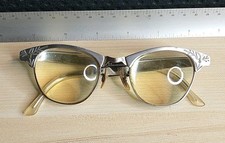 Retro Vintage ART-craft Frames Eyeglasses Aluminum Cat eye 1950s