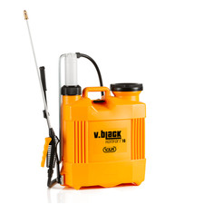 POMPA A SPALLA  16Lt MANUALE V-BLACK KOMFORT POMPANTE PLASTICA VOLPI