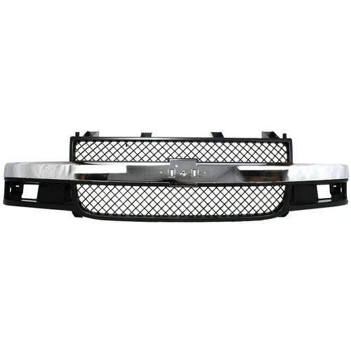 Front Grille Assembly Center Bar Chrome For 2003-2021 Express / GMC Savana Van