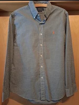 Polo Ralph Lauren Hemd grün kariert Slim Fit Gr. L - Bild 1 von 4