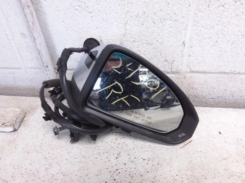 2021 AUDI TT Passenger Side View Mirror Aluminum Cap Black Base with Blind Spot 
