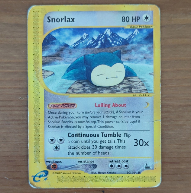 Snorlax #100 (Skyridge (2003))