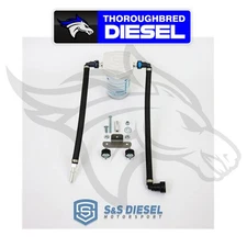 S&S Diesel Gen2.1 CP4.2 Bypass Kit Return Filter for 11-25 Ford 6.7L Powerstroke