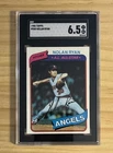 NOLAN RYAN SGC 6.5 MLB HOF 1980 TOPPS ALL STAR CARD #580 METS ANGELS - RANGERS