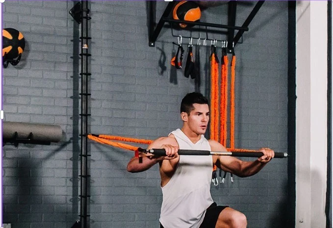 Stroops Spines, black, sturdy, barely used, 48 inches long, easy to hang, bands - Image 4 of 4