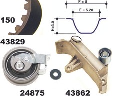 Zahnriemensatz für AUDI SEAT SKODA VW A3 A6 C5 Avant TT Roadster ALHAMBRA LEON