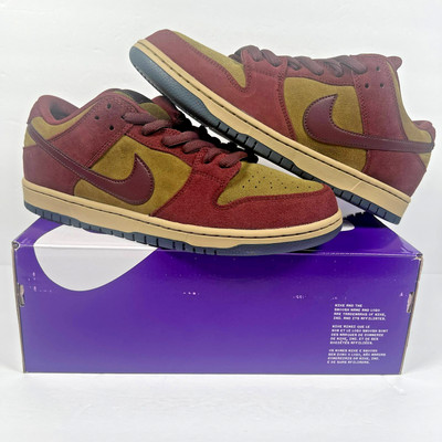 Men's Size 11.5 - Nike SB Dunk Low Dark Team Red Olive Flak HQ1625-600 - IN HAND