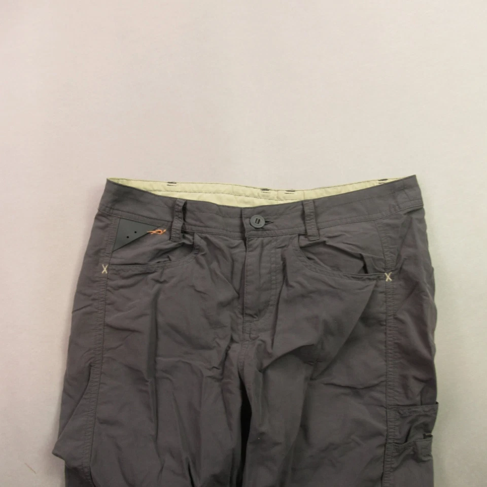 Patagonia Pants Womens 4 Cargo Pockets Straight Leg Casual Outdoors Gray - Image 2 of 4