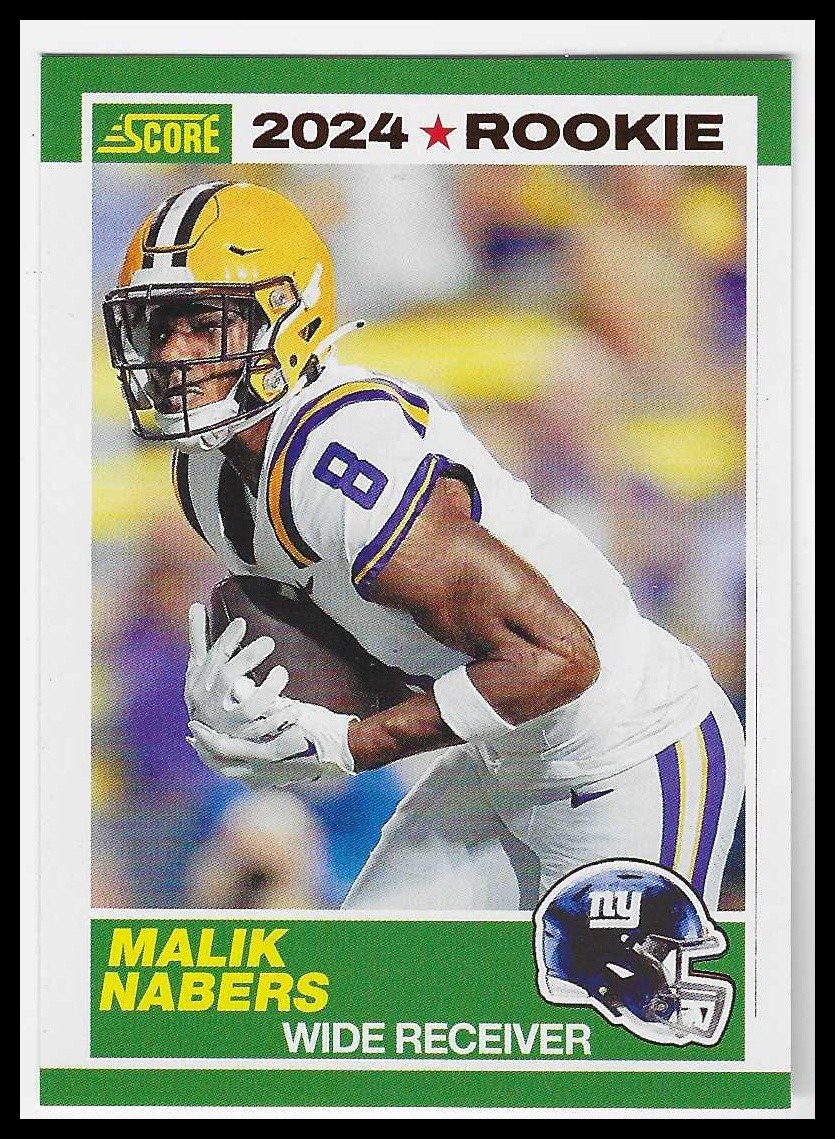 2024 Score #5 Malik Nabers 35th Anniversary Rookies Red