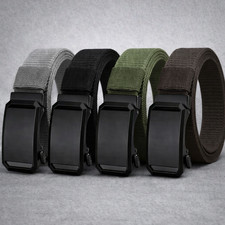 Men's Stretch Belt Quick Release Belt Magnetic Buckle Elastic Webbing Outdoor