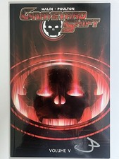 Graveyard Shift Volume 5 V Jon Malin Signed Autograph Indie TPB VF/NM Rare