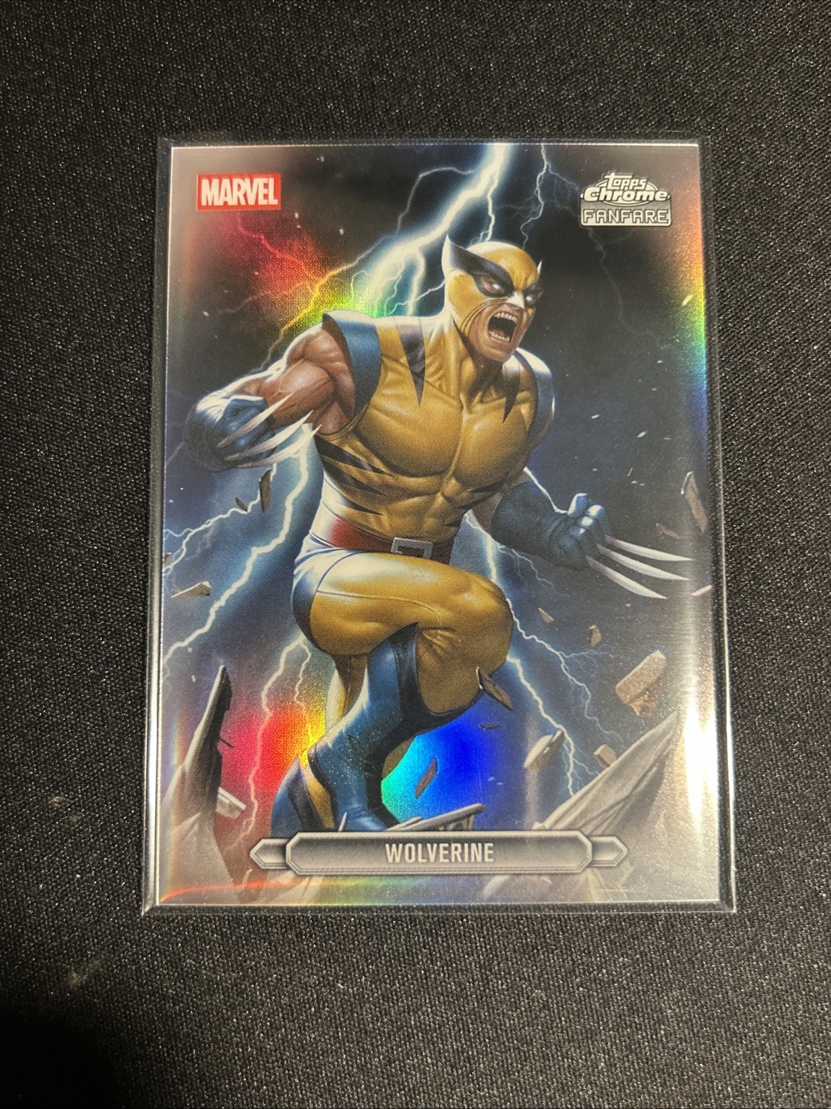 2026 Topps Chrome Marvel Wolverine Fan Fare Card Refractor