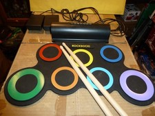 ROCKSOCKI Electric Drum Set, 7-Pad Kids Elect...