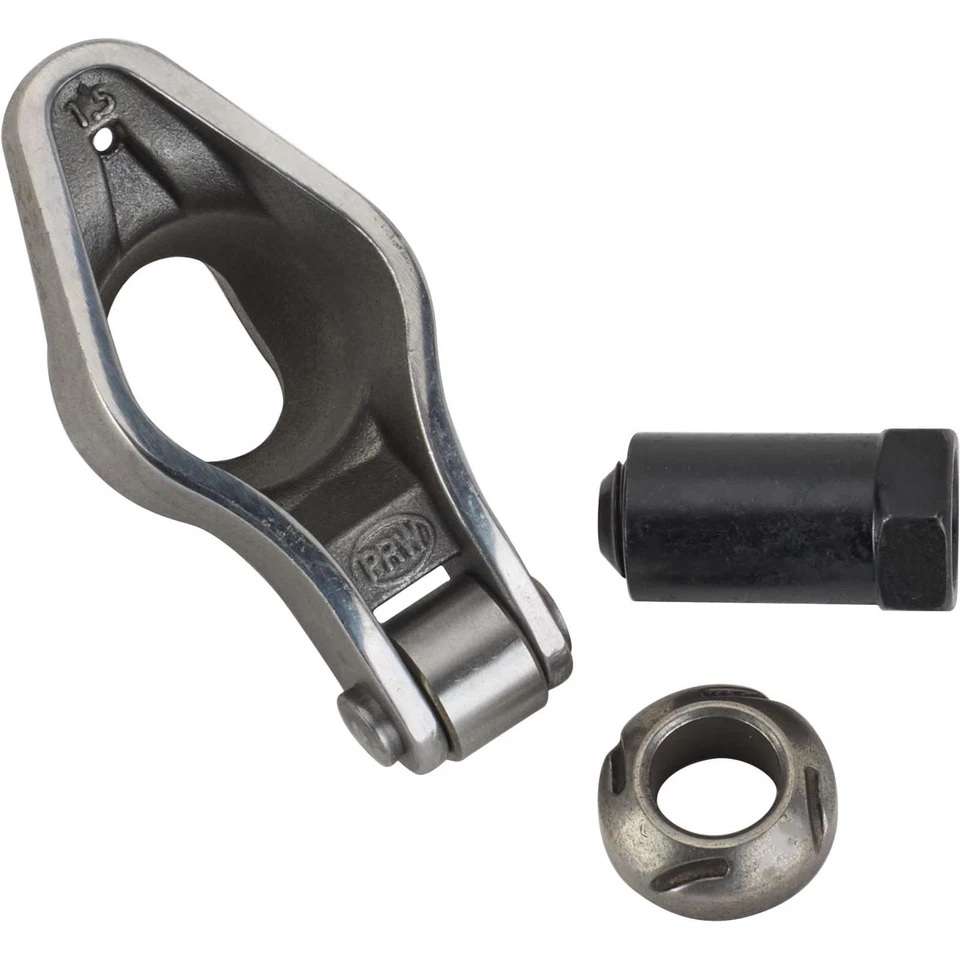 Brazos basculantes con punta de rodillo Sportsman, 1.5:1, perno 7/16, se adapta a Chevy de bloque pequeño Foto 4 de 4