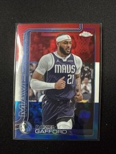 Daniel Gafford #78 2025-26 Topps Chrome Red White and Blue Mavericks