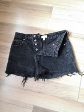 H&M Hot Pants /Shorts Baumwolle Größe 38 Schwarz