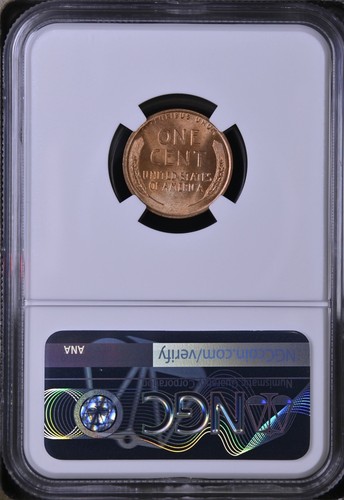 1944-S 1C RD Lincoln Wheat One Cent NGC MS66RD 6545547-025 - Picture 2 of 2