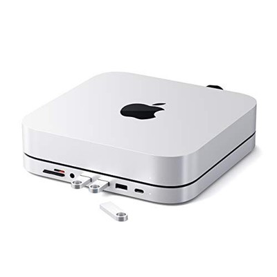 Satechi USB C Hub, Type-C Aluminum Stand & Hub, USB-C Data Port, Micro/SD Card