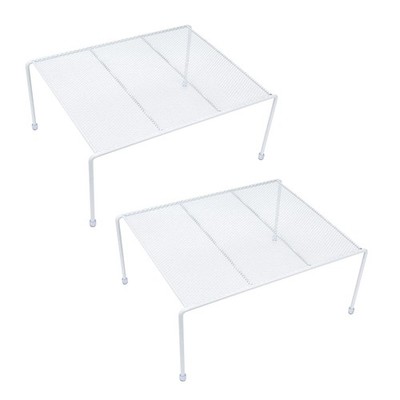 Set Of 2 Mesh Kitchen Shelves Cabinet Storage Shelf Rack 13.1 X 10.2 Inch ยkit