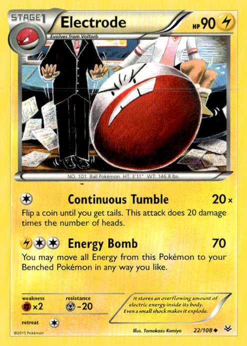 XY - Roaring Skies #22/108 Electrode