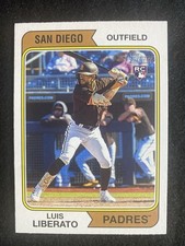 2023 Topps Heritage - Luis Liberato #168