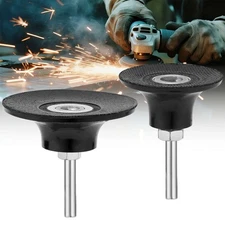 2PCS 2" & 3" Sanding Disc Holder Roll Lock Rotary Pad Holder Mandrel 1/4" Shank