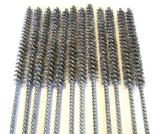 6 GOLIATH INDUSTRIAL 16" STEEL WIRE TUBE CLEANING BRUSH 3/8" TB38S BRUSHES GUN 