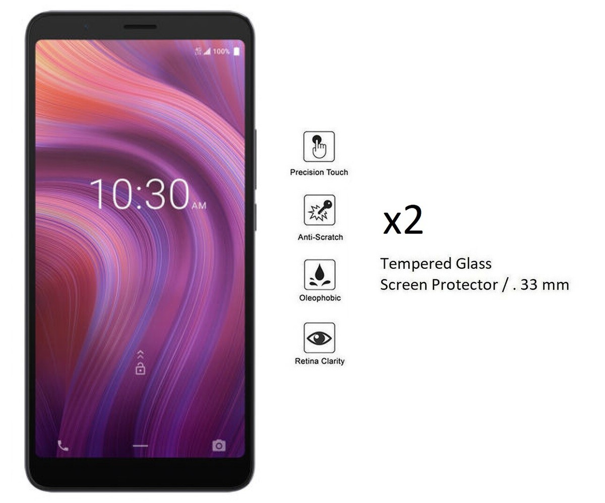 x Tempered Glass Screen Protector For Alcatel 3V (2019) 5032W