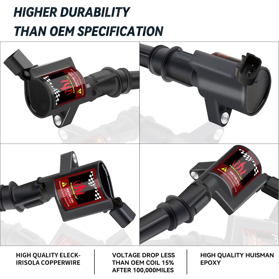 8 bobinas de encendido DG508 FD503 para Ford Expedition Excursion F-150 4,6/5,4/6,8 L Foto 4 de 4