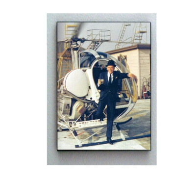 #ad Rare Framed Frank Sinatra Booze Helicopter Vintage Photo. Jumbo Giclée Print $19.99