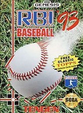 R.B.I. Baseball '93 (RARE! Sega Genesis, 1993) Complete: Game, Box And Manual!