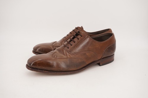 $790 | CARMINA x PS UK 10 EE US 11 COÑAC SHELL CORDOBÉS OXFORD PUNTA DE ALA LLUVIA - Imagen 10 de 24