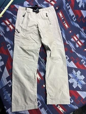 Vintage Arcteryx Pants Mens Small Belted Hiking Cargo Zip Palisade Outdoor *FLAW