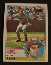 1983 Topps Bruce Berenyi Baseball Card #139 Reds Pitcher VG O/C