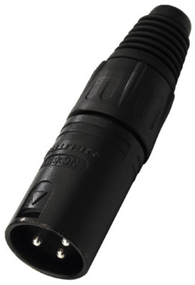 NEUTRIK NC-3MXX BAG XLR-Stecker 3-polig-HQ-Version-Für kabel Ø 3,5-8 mm