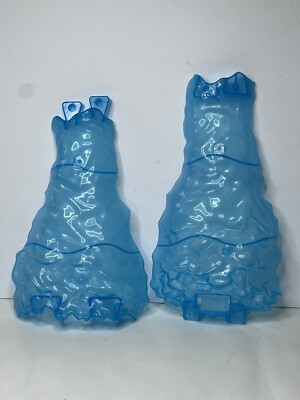 Thomas & Friends Trackmaster Sky High Bridge Jump Track Parts Blue Water 2pcs