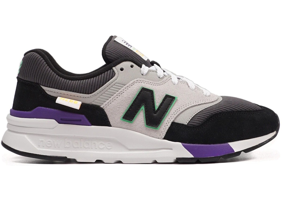 New Balance CM997HSO Grey Black/Purple Suede Lace Up Men's