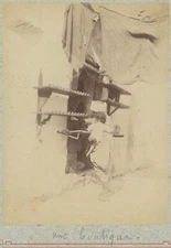 Tunisie. Tunisia. Tunis. Une boutique. Tirage albuminé Soler circa 1880