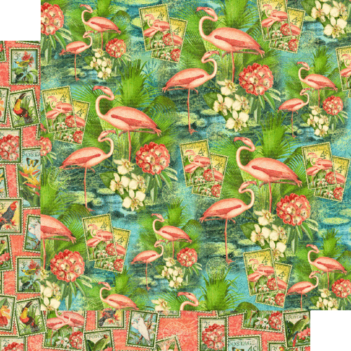 GRAFIK 45 "LOST IN PARADISE" 8 (12X12 PAPIERE TROPICAL RETIRED SCRAPJACK'S PLACE - Bild 5 von 9