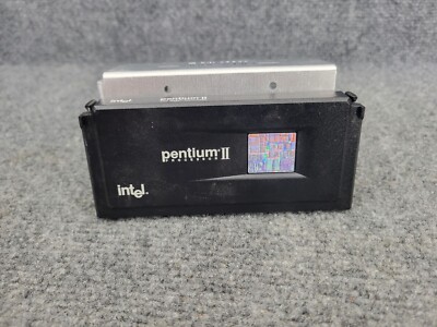 Working Intel Pentium II 2 80523PY350512 SL2U3 CPU Processor With Heatsink