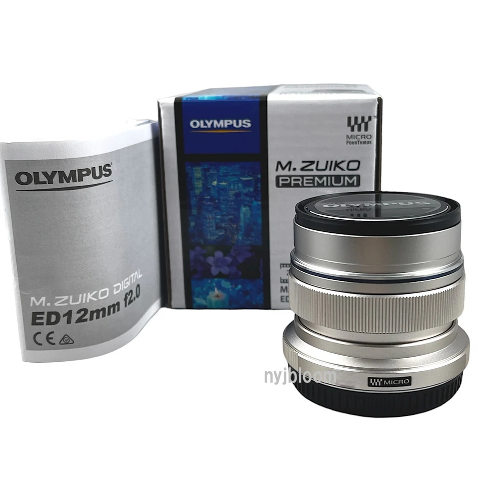 New OLYMPUS M.Zuiko Digital ED 12mm f/2.0 Lens - SILVER - Micro Four Thirds Moun - Image 4 of 4