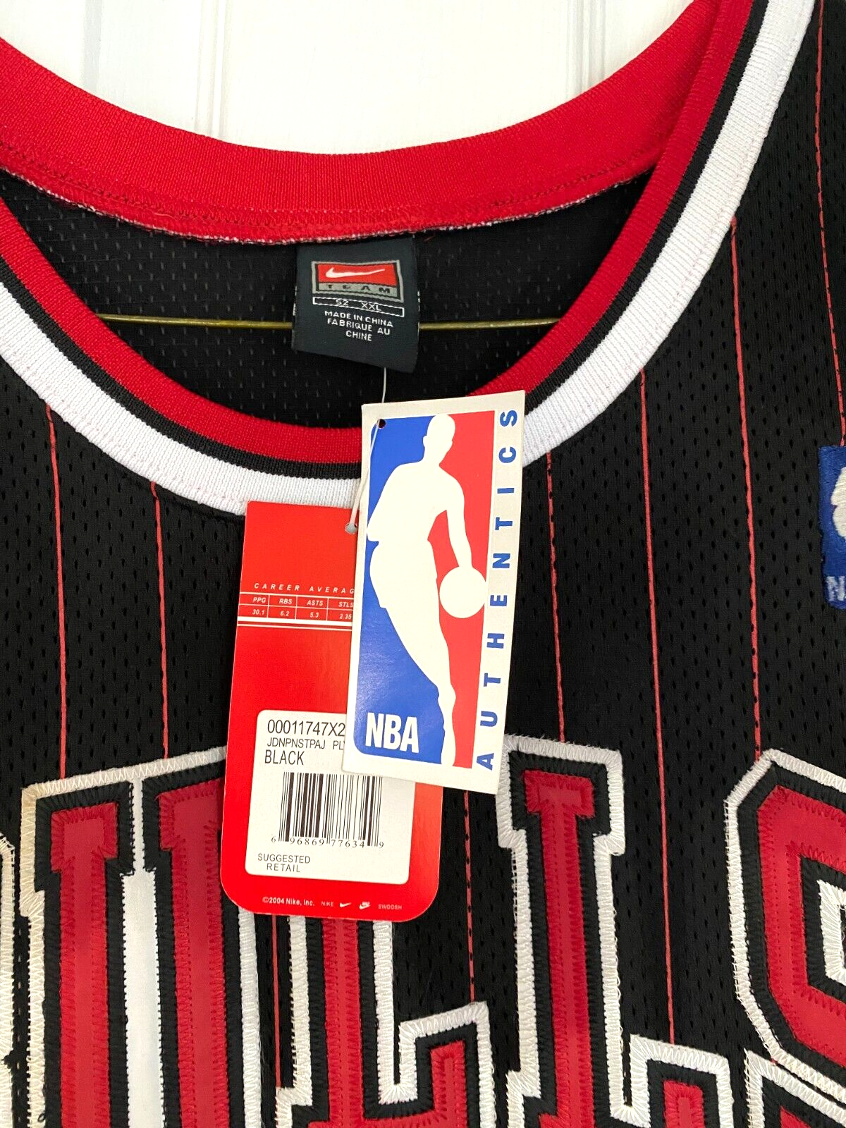 Michael Jordan Bulls Nike Vintage Pinstripe Stitched Swingman Jersey Men's  Small