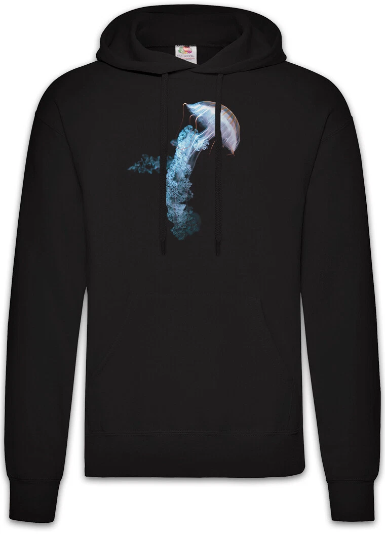 Jellyfish Hoodie Pullover Tattoo Diving School Diver Sports Ocean Sea