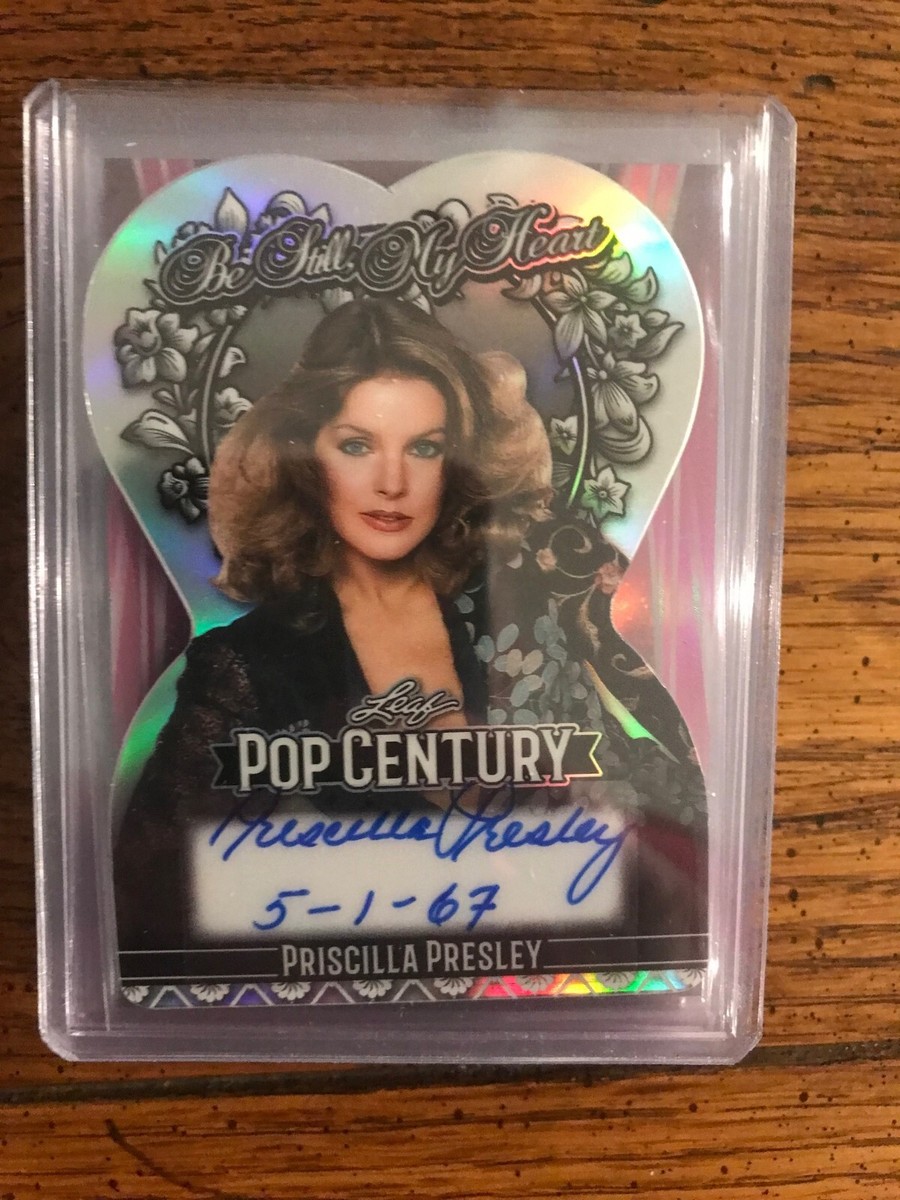 ☆PRISCILLA☆様オーダー品 Priscilla Presley Autograph 2025 Leaf Pop Century Numbered 1/10