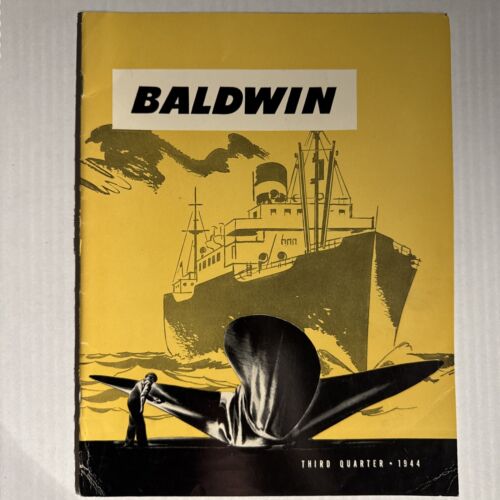 1944 Baldwin Locomotives Magazine Third 3rd Quarter Train