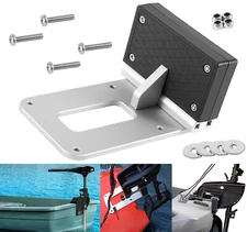 Universal Transom Trolling Motor Mounting Bracket Fit Kayaks Kayak Marine Board