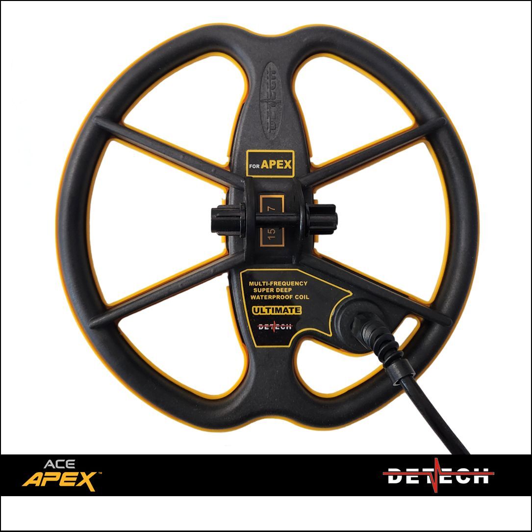 PIASTRA DD ULTIMATE 9" DETECH APEX GARRETT METAL DETECTOR 22 CM