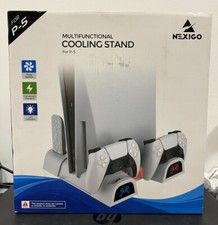 NEW PS5 PLAYSTATION 5 MULTIFUNCTIONAL COOLING STAND W/DUAL CHARGING DOCKS 54C
