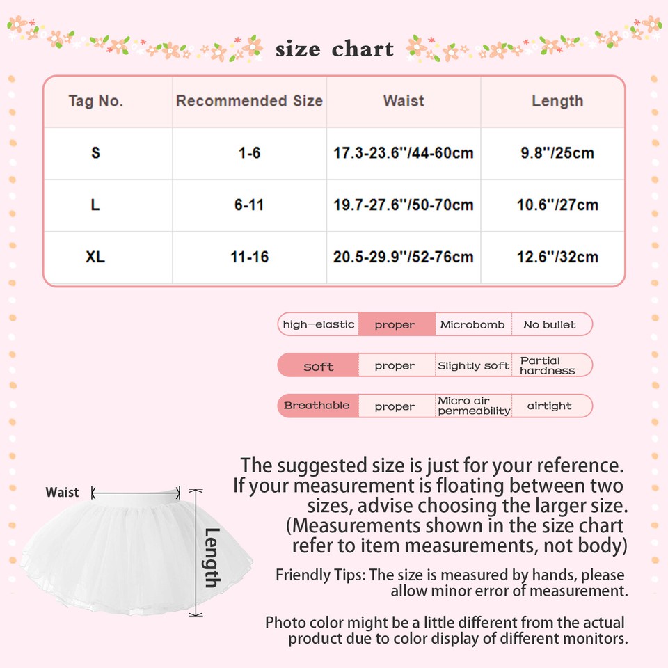 Miaeowve Ballettrock Mädchen - Spitzenrock Mit Blumenmuster & Elastischem Bund